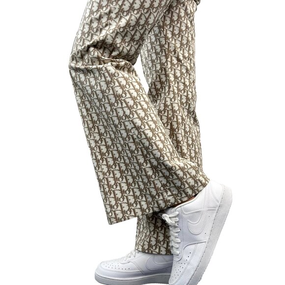 Christian Dior Vintage 2005 Trotter Monogram Pants Bottoms #36 Brown [105699] - Picture 6 of 13